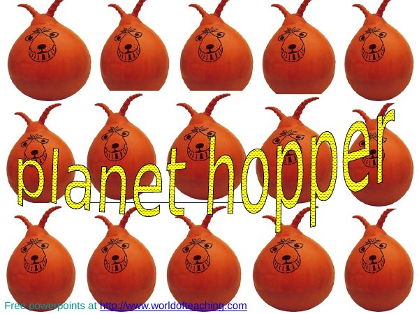 Planet Hopper: Gravity on Other Planets PowerPoint
