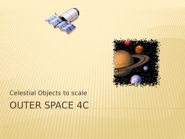 Solar System Part 3: Objects to Scale PowerPoint