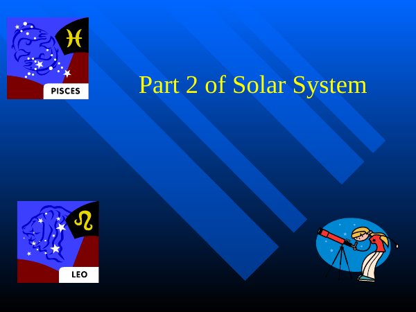 Solar System Photo Tour Part 2: Mars to Saturn PowerPoint