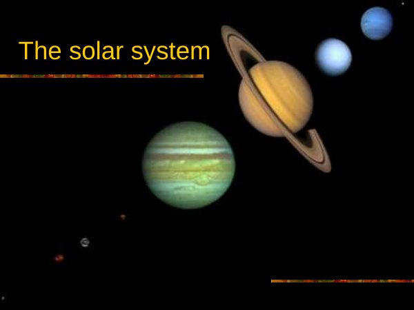 The Solar System: Planets, Orbits and Moons PowerPoint